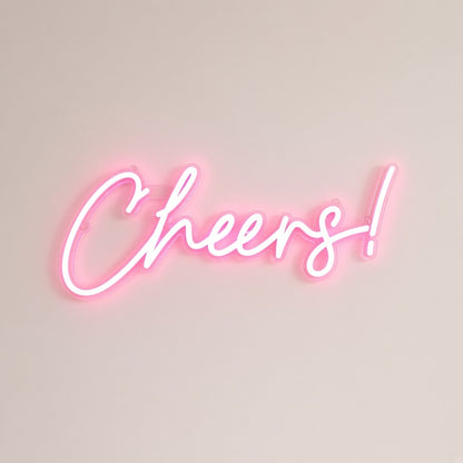 Cheers LED Neon Sign - natural light view