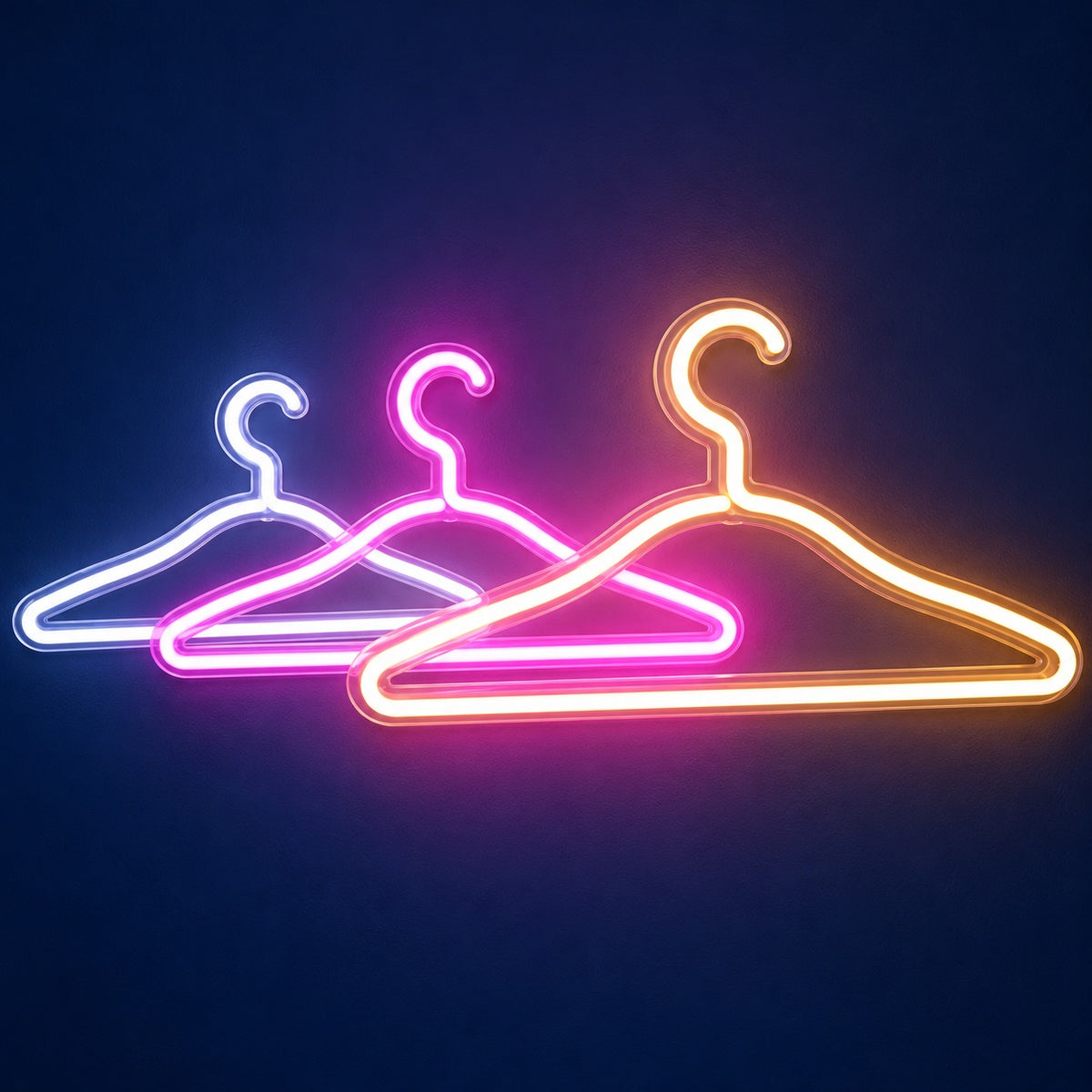 Clothes Hangers LED Neon Sign - product hero