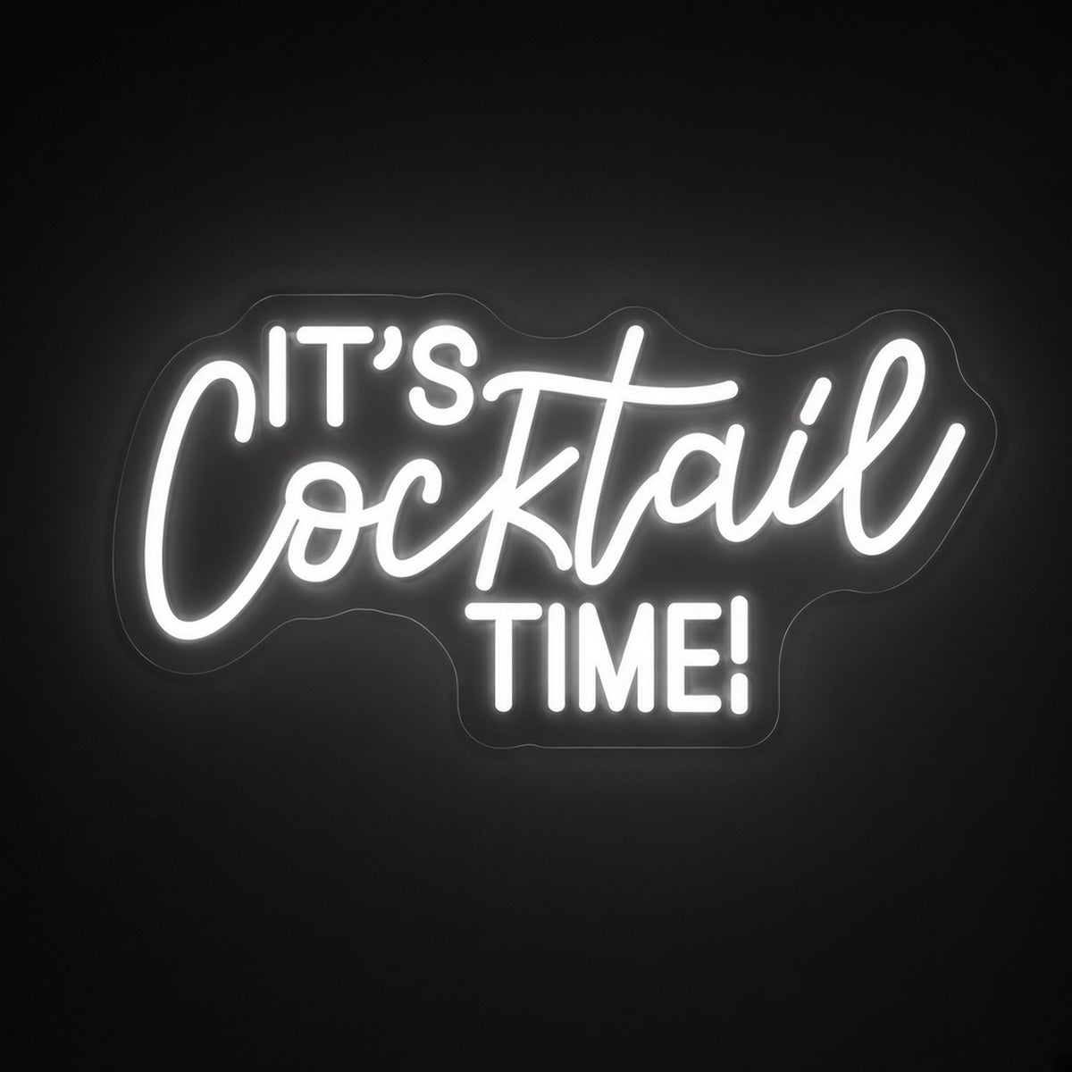 Cocktail Time LED Neon Sign - product hero