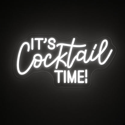 Cocktail Time LED Neon Sign - product hero