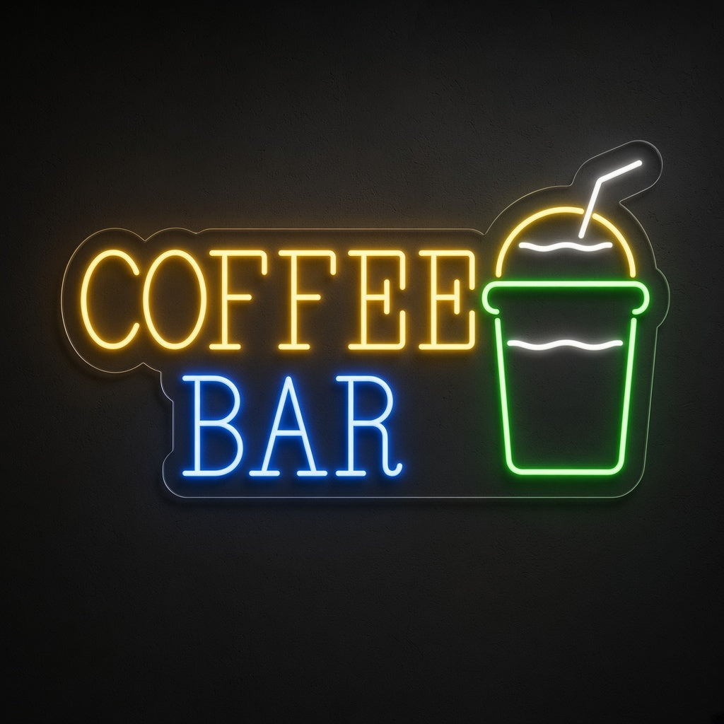 Coffee Bar LED Neon Sign - product hero