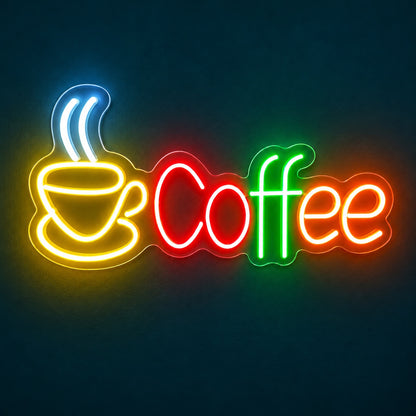 Coffee LED Neon Sign - product hero