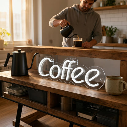Coffee Bakery Decor LED Neon Sign - lifestyle view