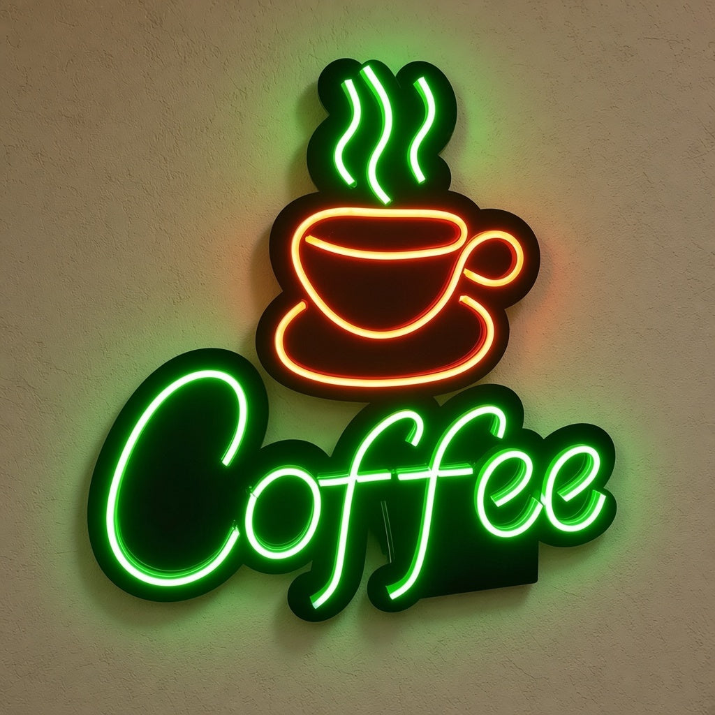Coffee Diner Decor LED Neon Sign - product hero