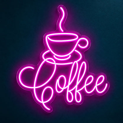 Coffee LED Neon Sign - product hero
