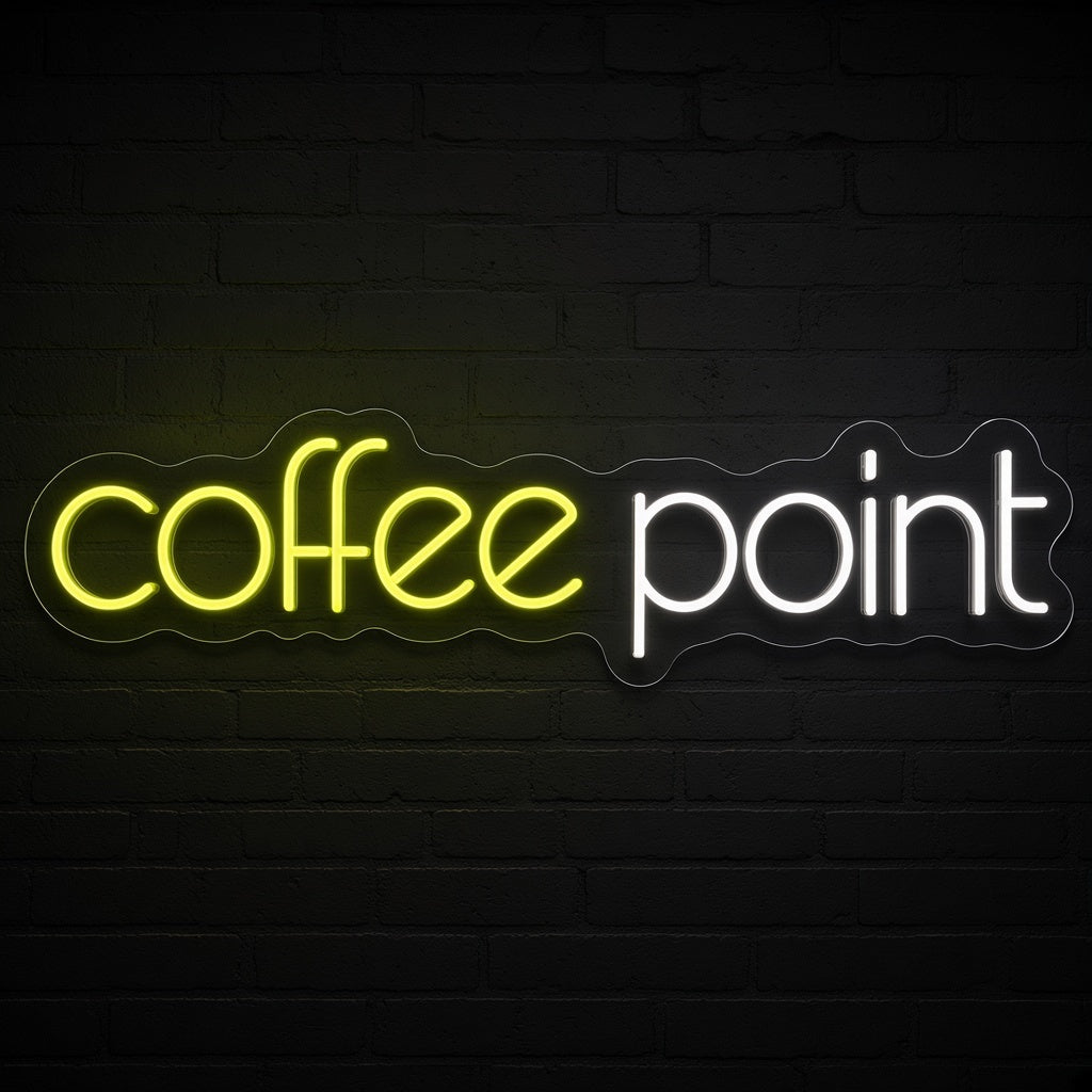 Coffee Point LED Neon Sign - product hero