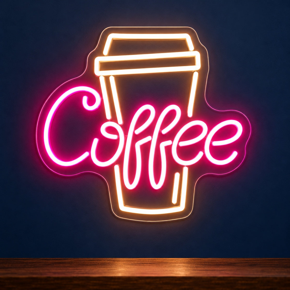 Coffee Takeaway Cup LED Neon Sign - product hero