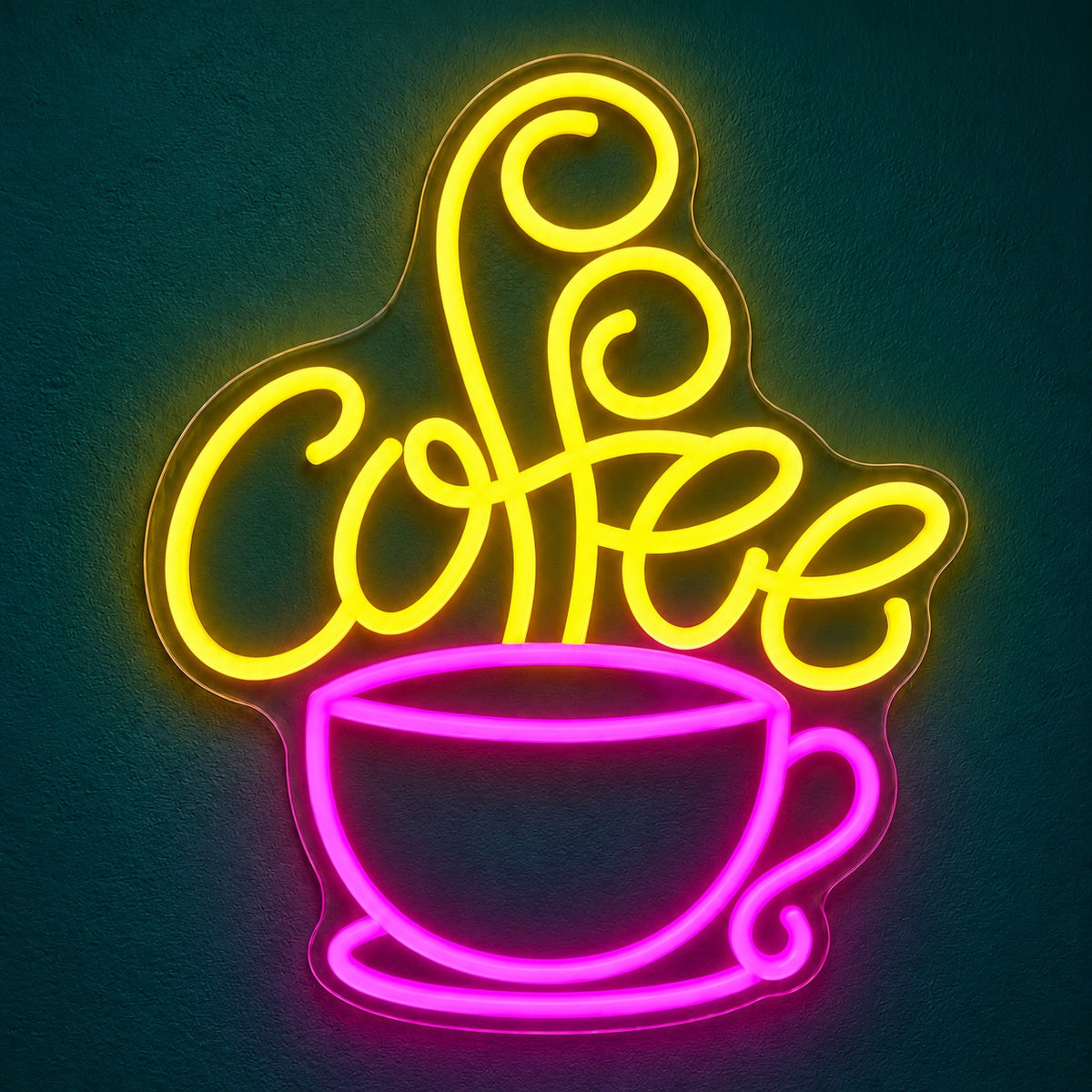 Coffee Cup LED Neon Sign - product hero