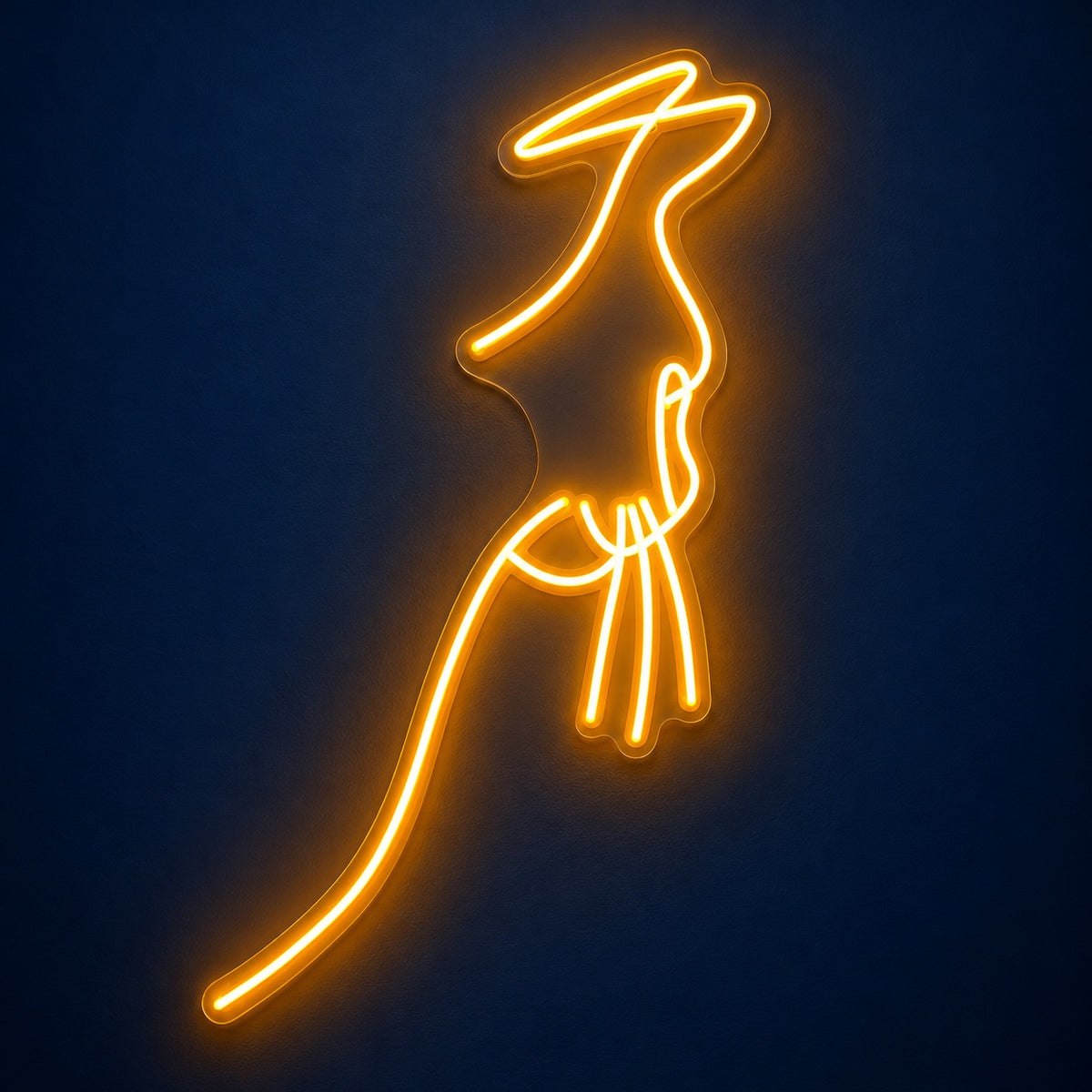 Cowgirl Silhouette LED Neon Sign - product hero