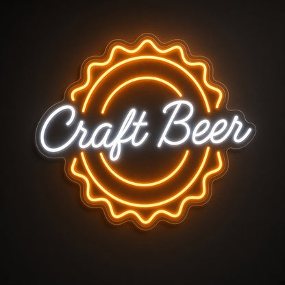 Craft Beer LED Neon Sign - product hero