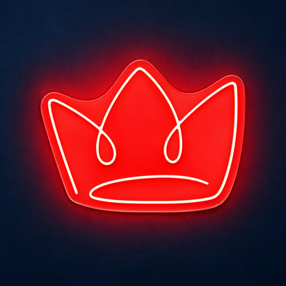 Crown Outline LED Neon Sign - product hero