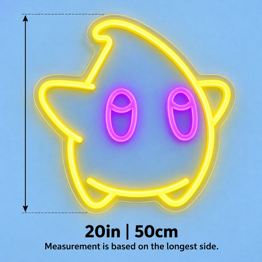 Cute Star Character LED Neon Sign – Shineneon