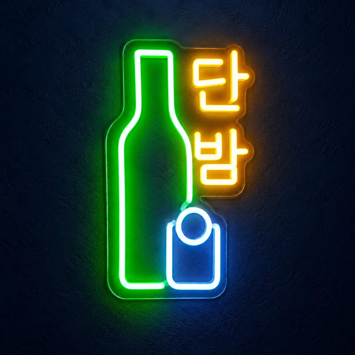 Danbam Soju Bottle LED Neon Sign - product hero