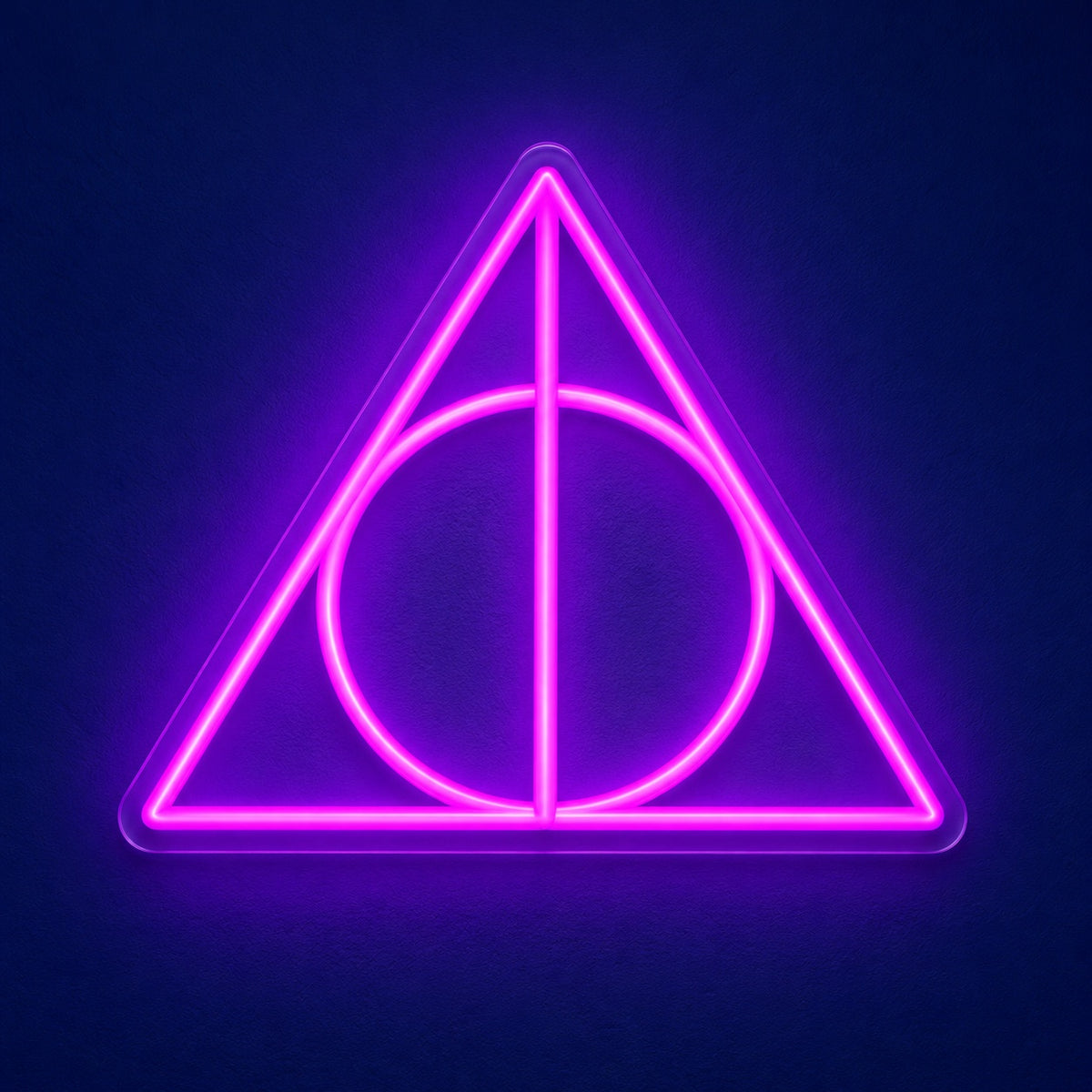 Deathly Hallows Symbol LED Neon Sign - product hero