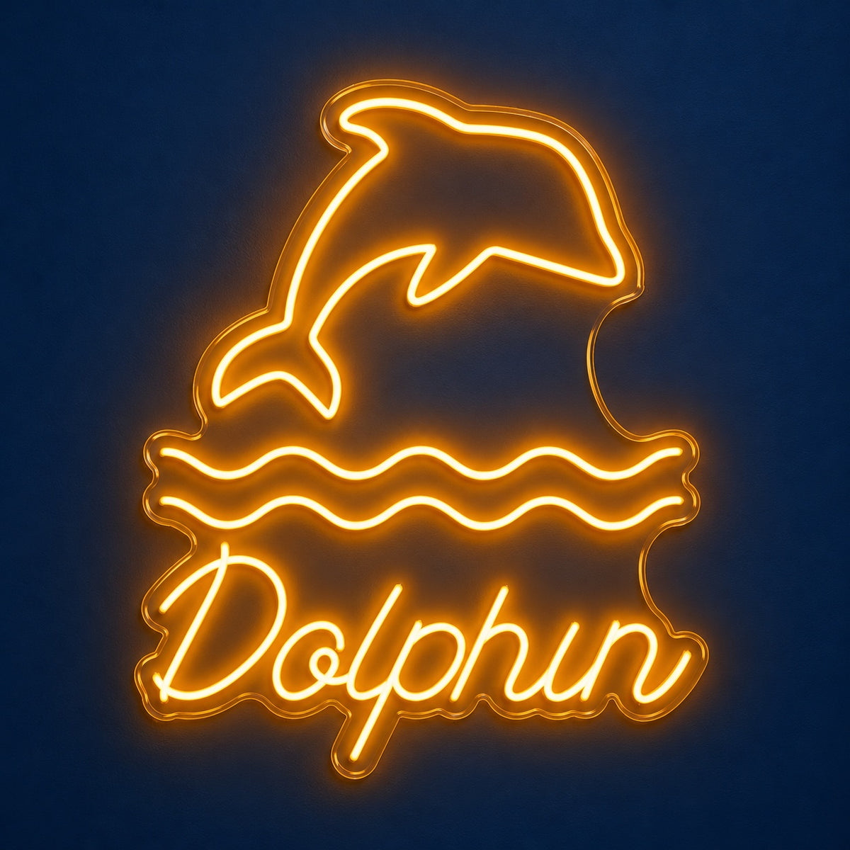 Dolphin Waves LED Neon Sign - product hero