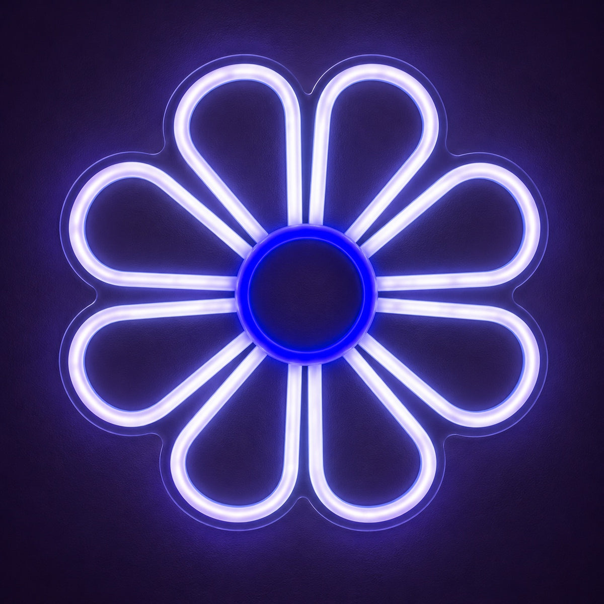 Eight Petal Daisy LED Neon Sign - product hero