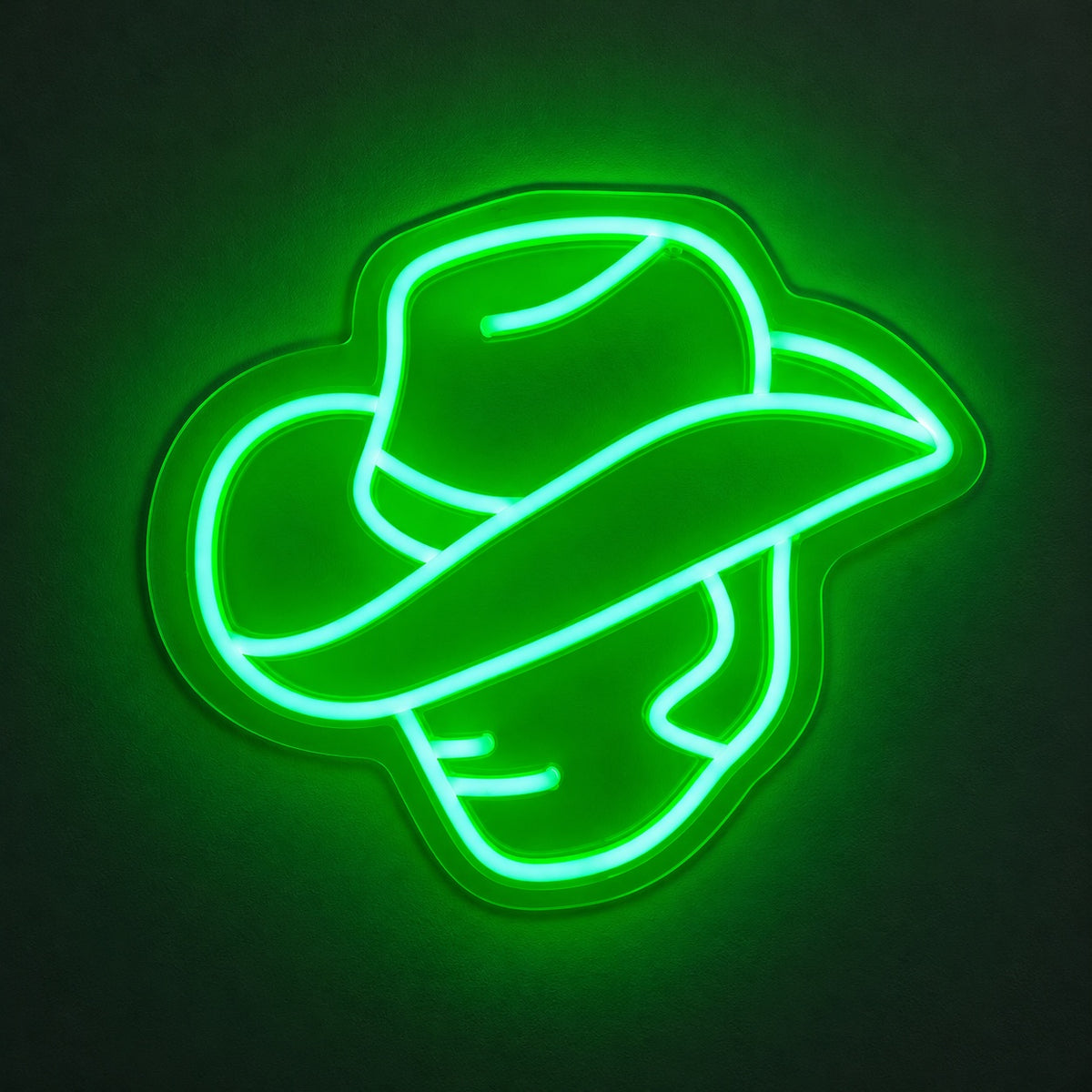 Faceless Cowboy LED Neon Sign - product hero