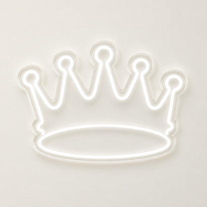 Five Point Crown LED Neon Sign - natural light view