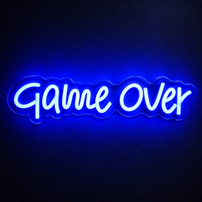 Game Over LED Neon Sign - product hero