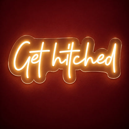 Get Hitched LED Neon Sign - product hero