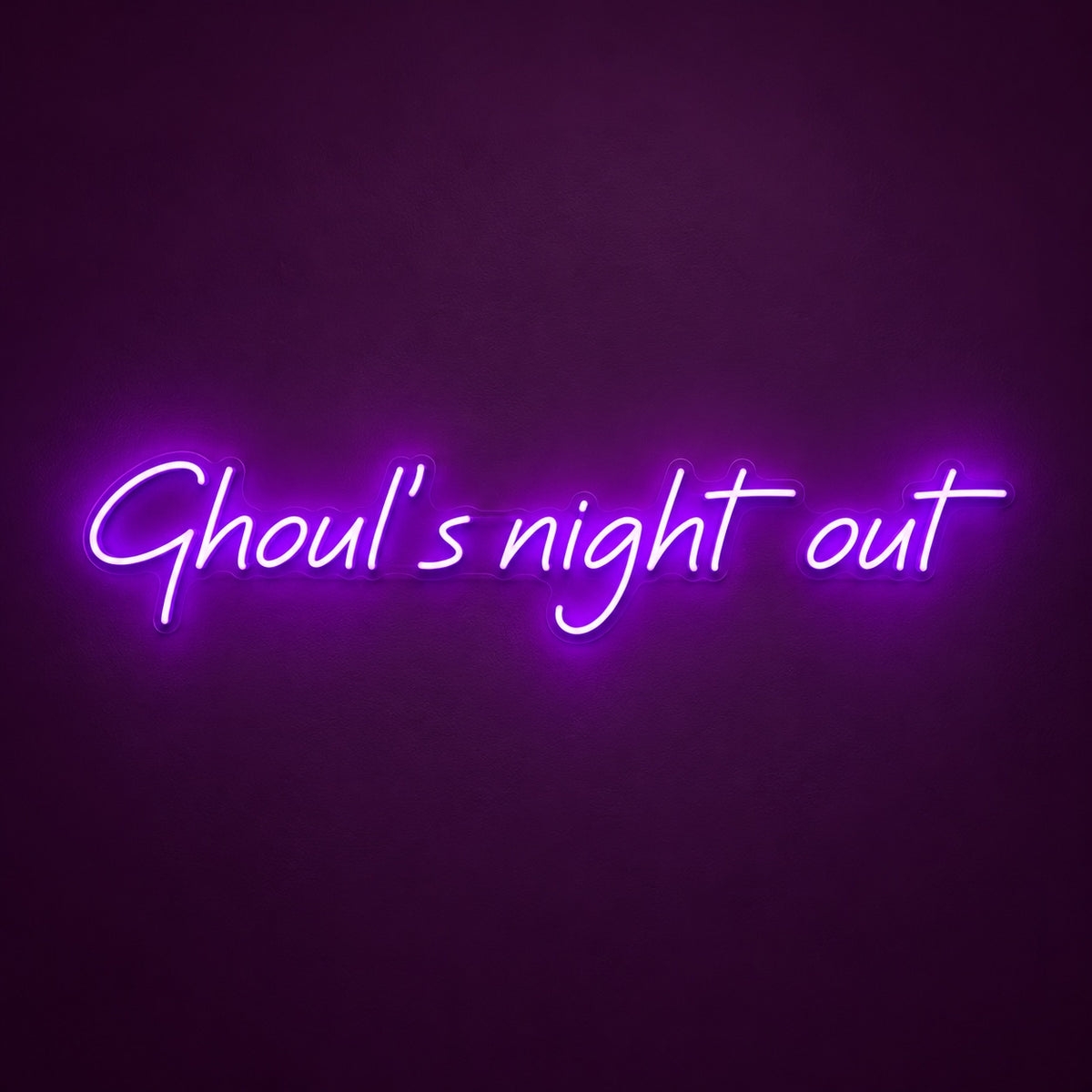 Ghoul's Night Out LED Neon Sign - product hero