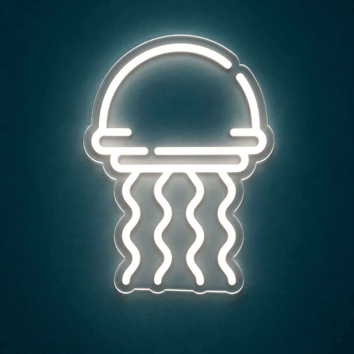 Glowing Jellyfish LED Neon Sign - product hero