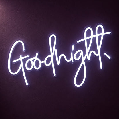 Goodnight LED Neon Sign - product hero