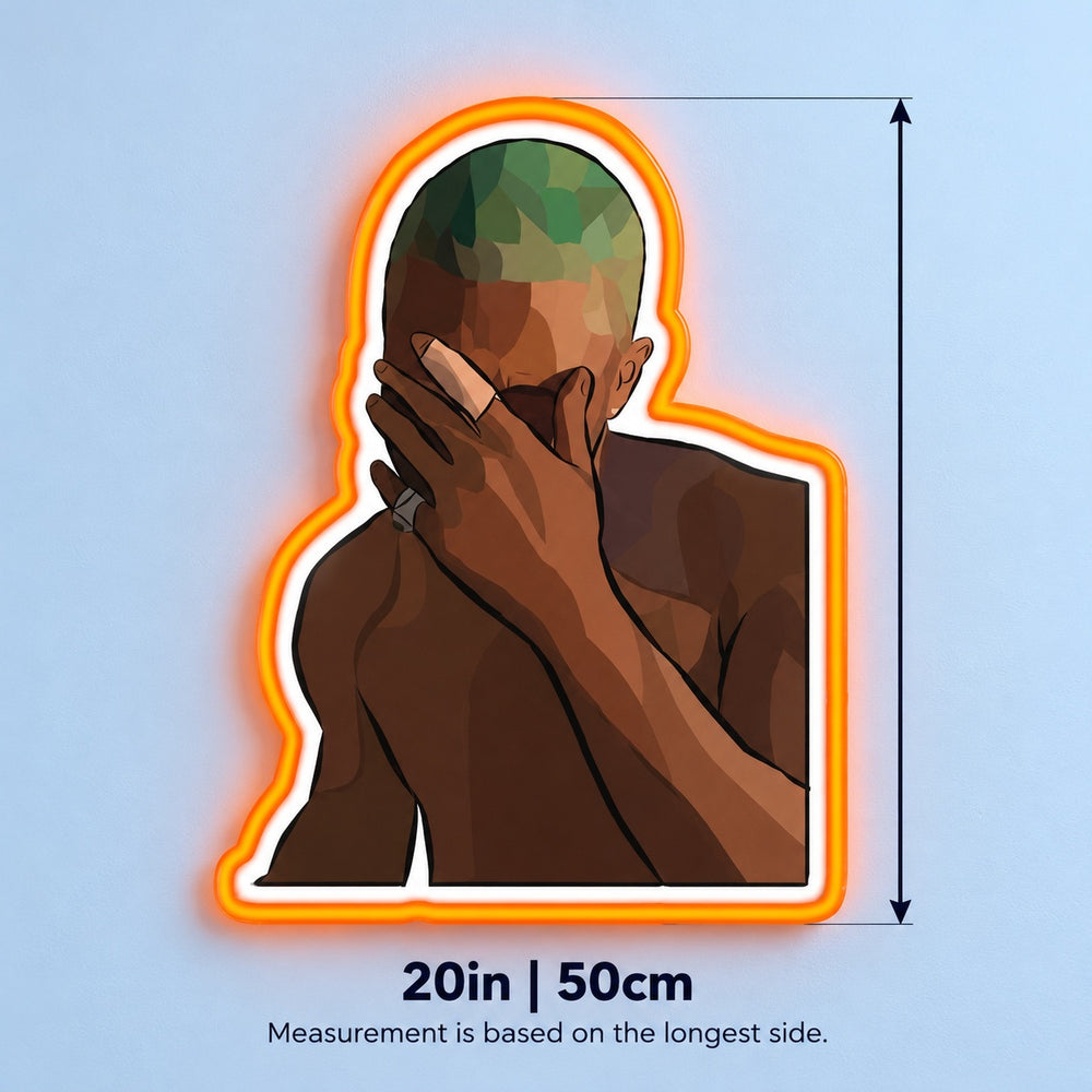 Haired Facepalm Man LED Neon Sign – Shineneon