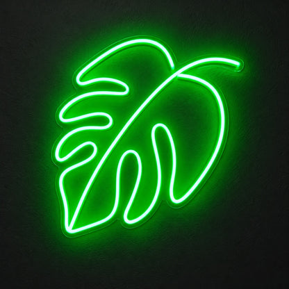 Monstera Leaf LED Neon Sign - product hero
