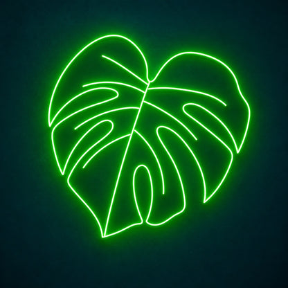 Monstera Leaf LED Neon Sign - product hero