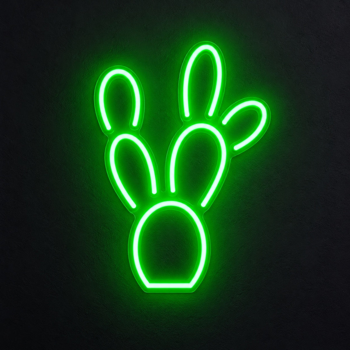 Prickly Pear Cactus LED Neon Sign - product hero