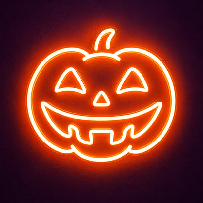 Halloween Pumpkin LED Neon Sign - product hero