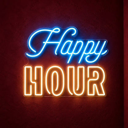 Happy Hour LED Neon Sign - product hero
