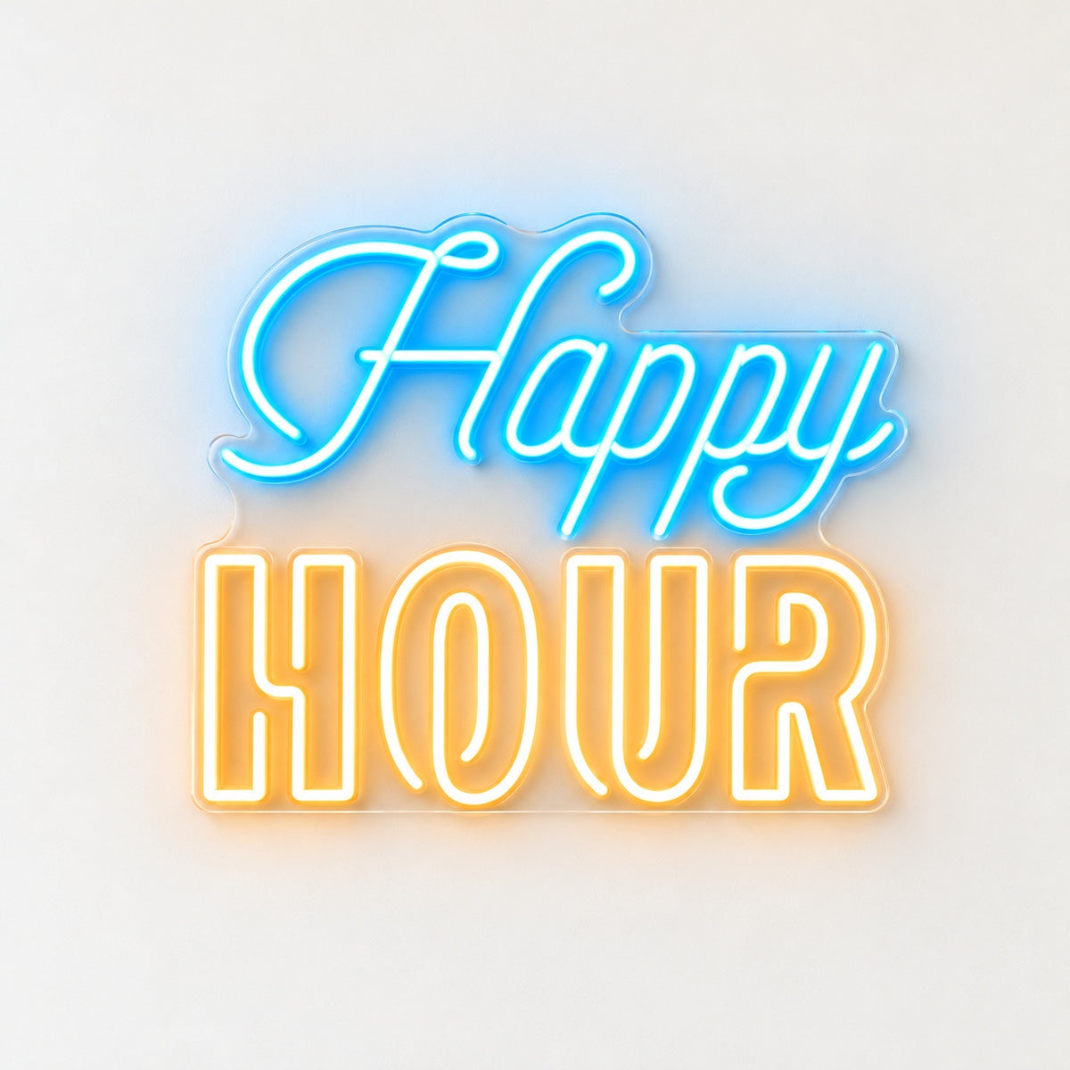 Happy Hour LED Neon Sign - natural light view