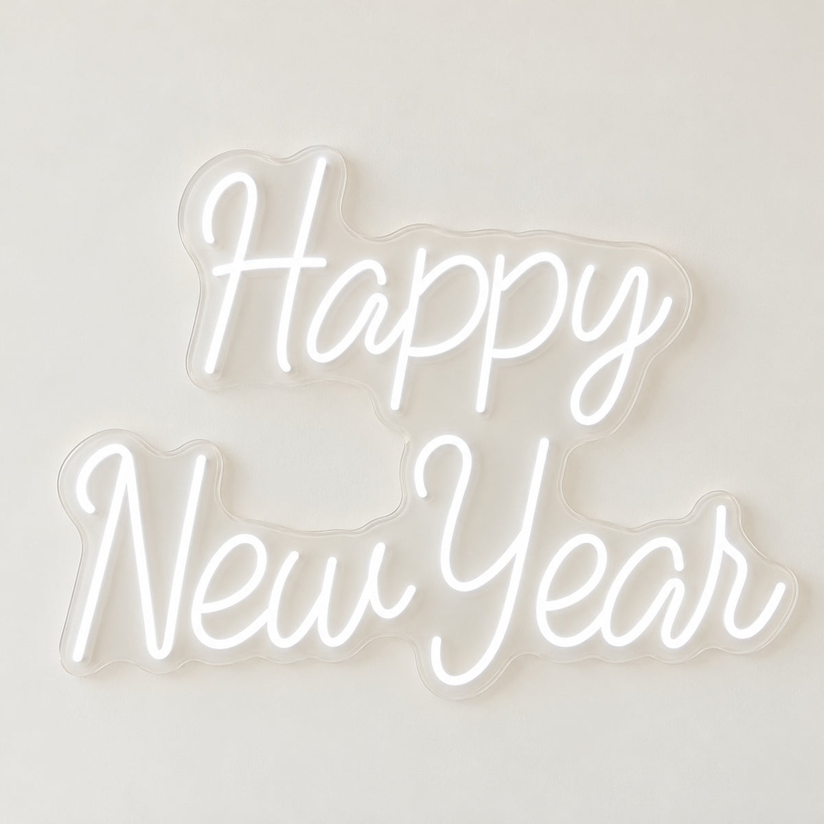 Happy New Year LED Neon Sign - natural light view