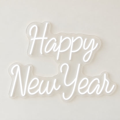 Happy New Year LED Neon Sign - natural light view