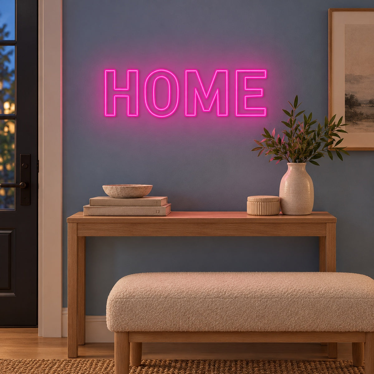 Home LED Neon Sign - advertising view