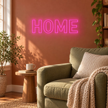 Home LED Neon Sign - lifestyle view