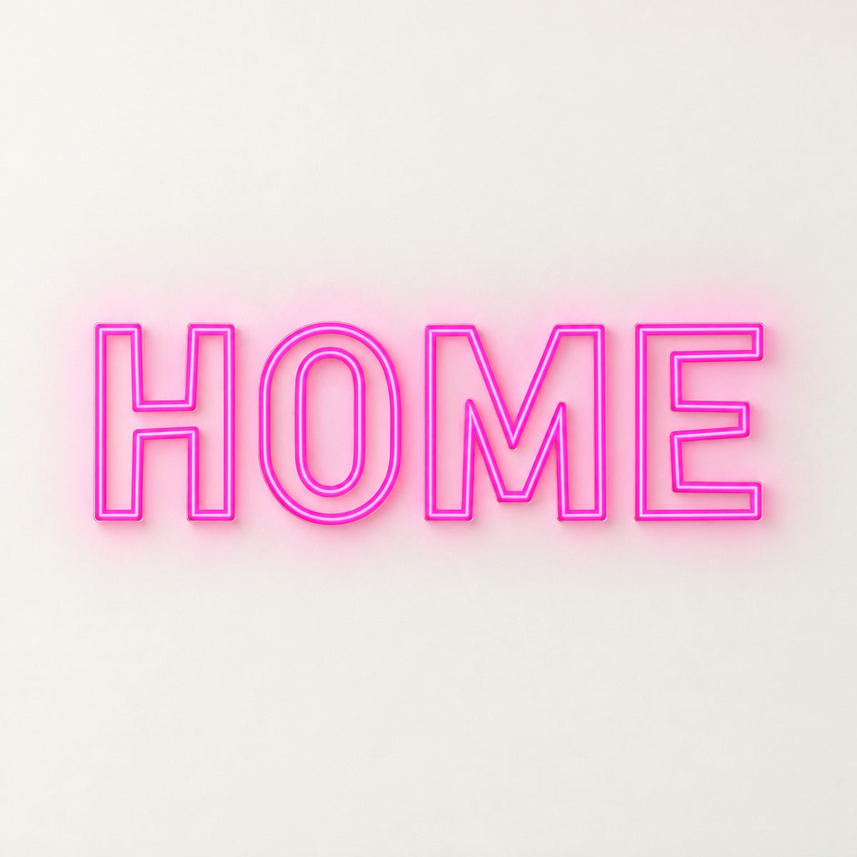Home LED Neon Sign - natural light view