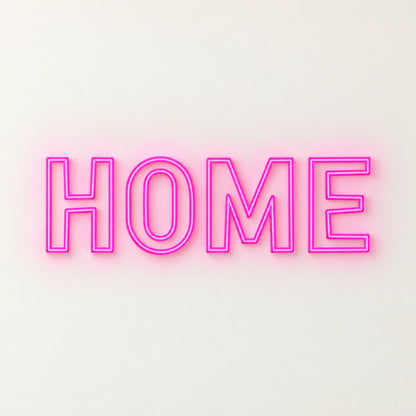 Home LED Neon Sign - natural light view