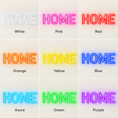 Home LED Neon Sign - nine-color grid
