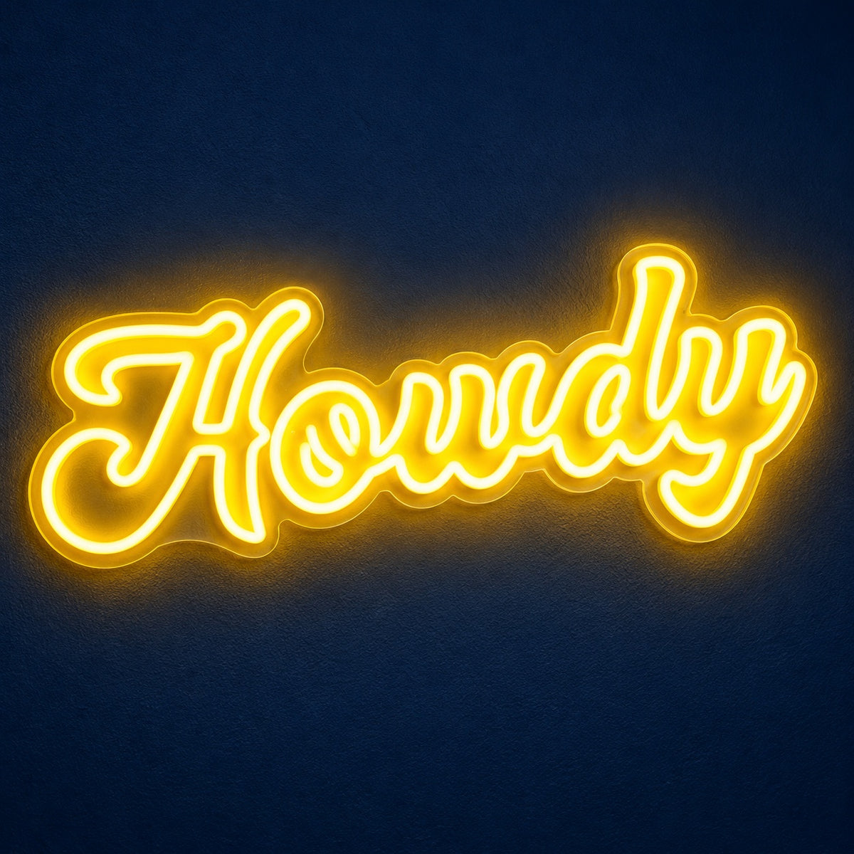 Howdy LED Neon Sign - product hero