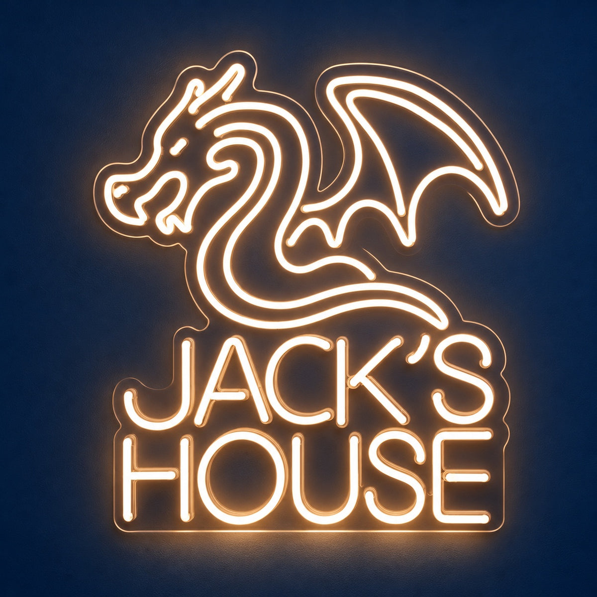 Jack's House Dragon LED Neon Sign - product hero
