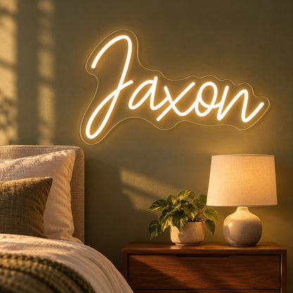 Jaxon LED Neon Sign - advertising view