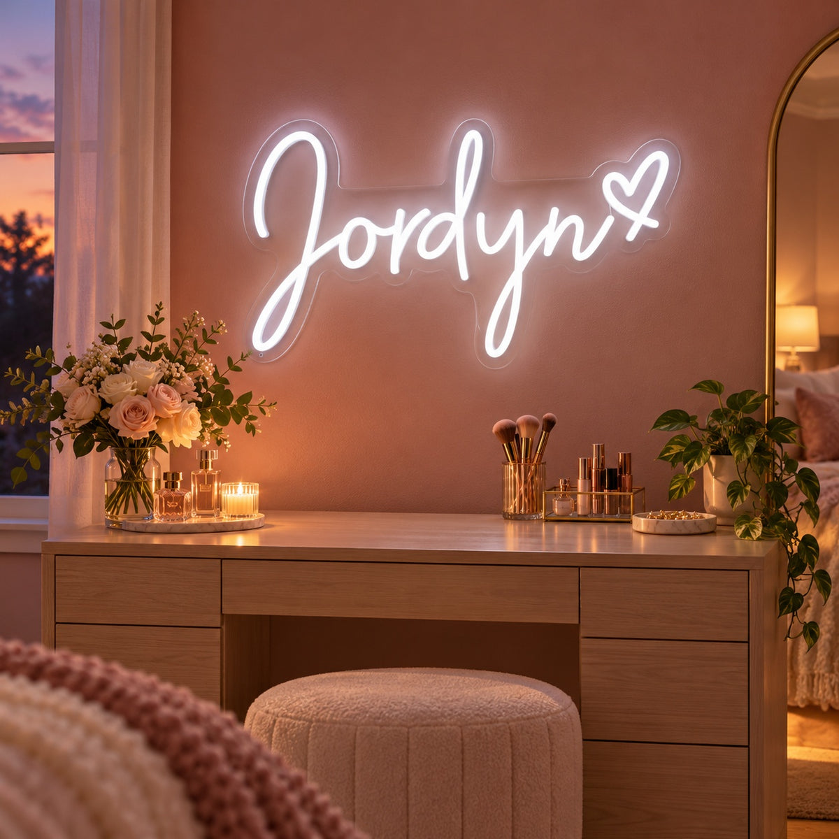 Jordyn LED Neon Sign - advertising view