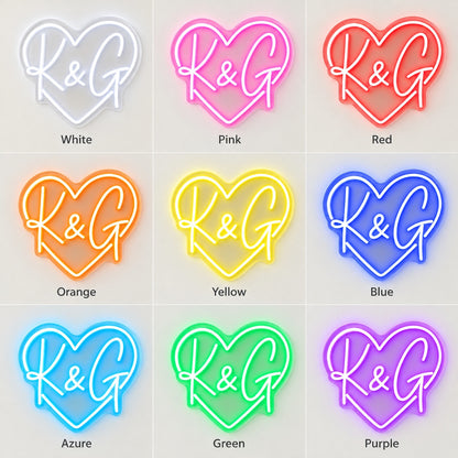 K & G LED Neon Sign - nine-color grid