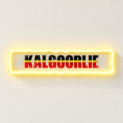 Kalgoorlie LED Neon Sign - natural light view