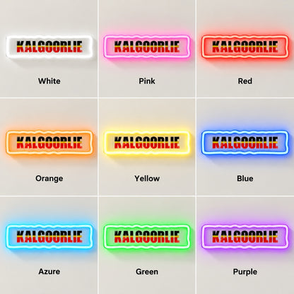 Kalgoorlie LED Neon Sign - nine-color grid