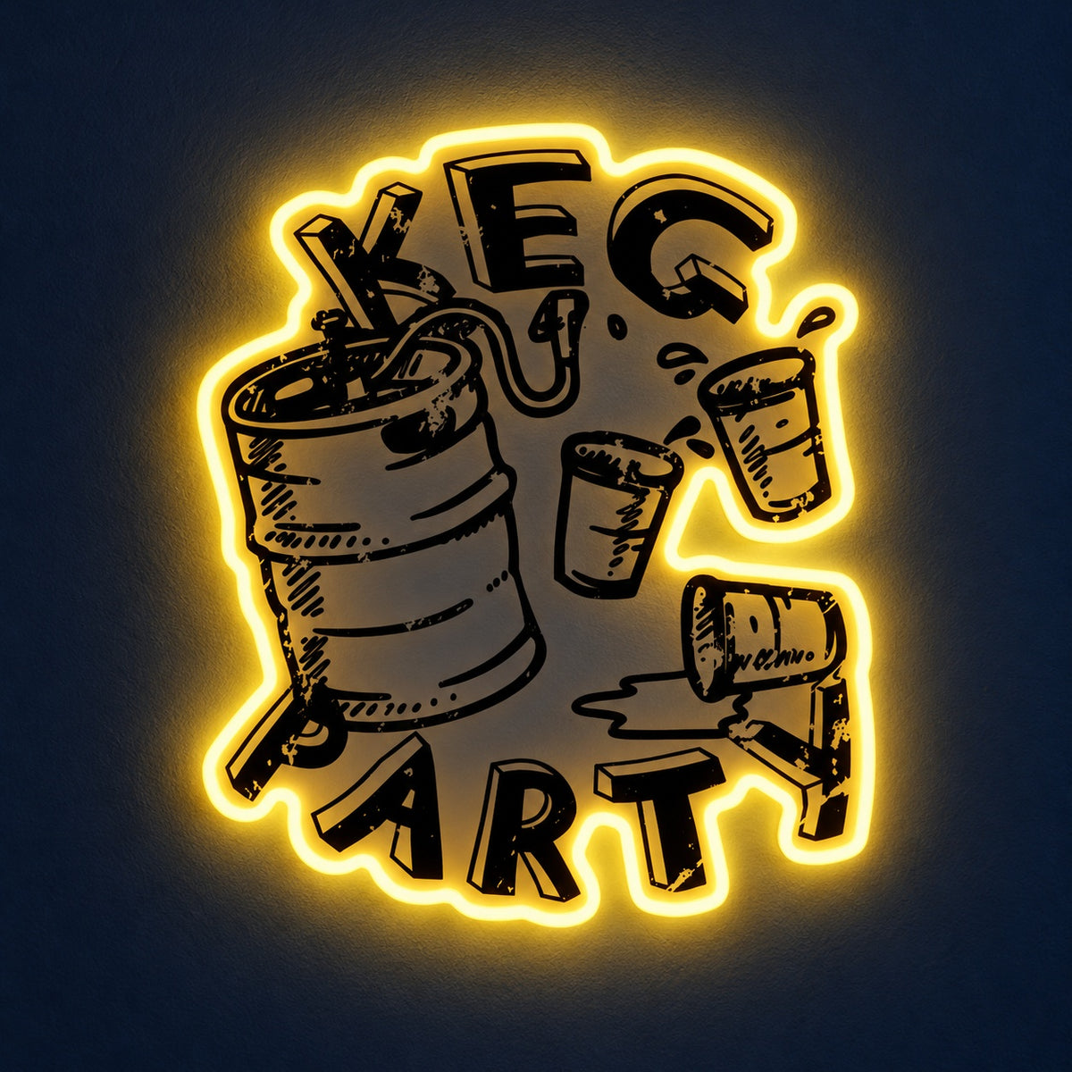 Keg Party LED Neon Sign - product hero