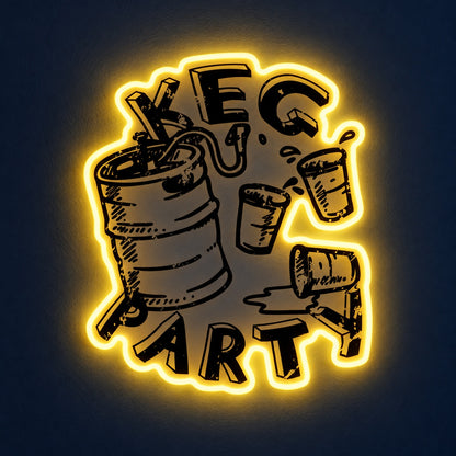 Keg Party LED Neon Sign - product hero